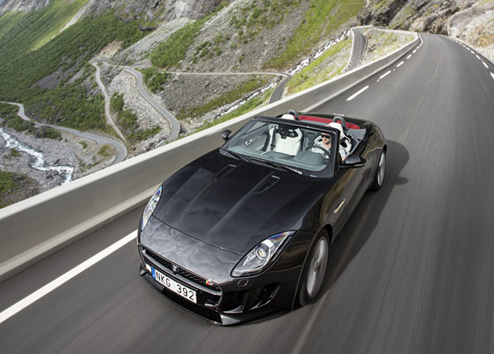 Jaguar F Type S, Atlantkustvägen, Norge